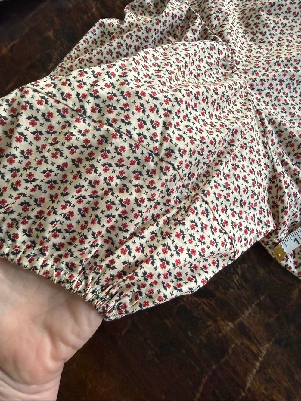 Christy Dawn Dahlia Dress | Geo Ditsy Cream M - Picture 14 of 15